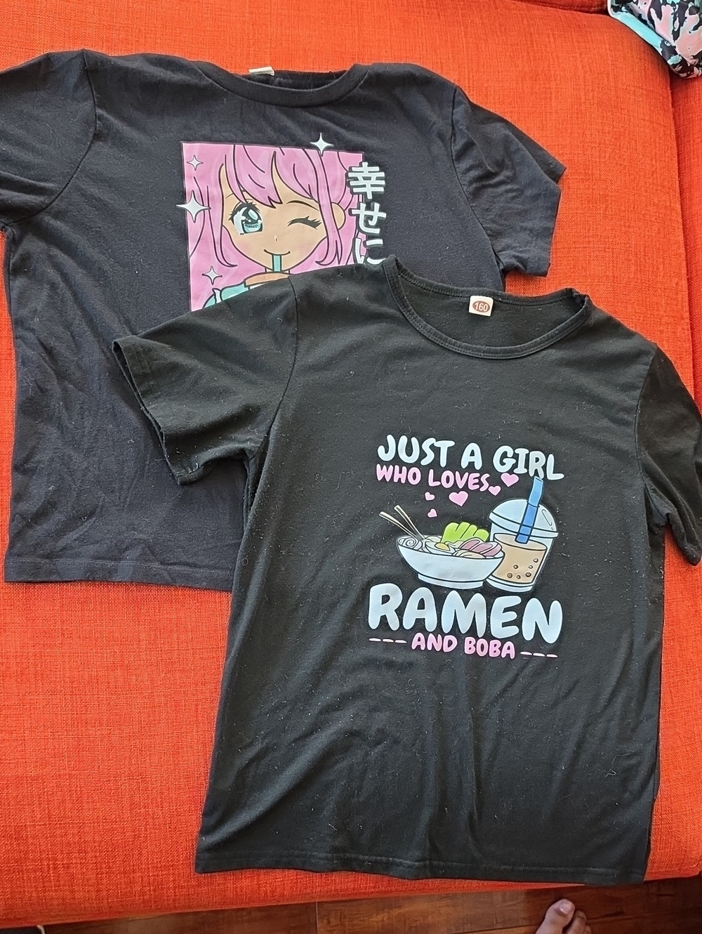 Girls' Black Graphic Tee Bundle